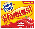 Жевательная резинка Starburst "Cherry Juicy Fruit", 15шт.