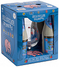 Набор ДЕЛИРИУМ "Тременс" ("Белая горячка") / Delirium "Tremens", 8,5%, ( 4 бут х 0,33л + бокал)