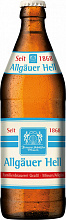 АЛЬГОЙЕР "Хель" / Allgauer "Hell", (0,5л.), бут, 4,9%, светлое, фильтрованное