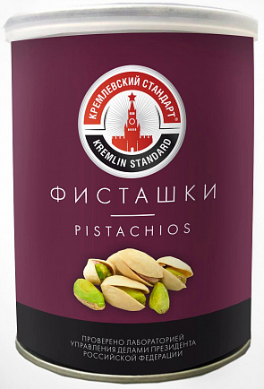 Жареные фисташки "Кремлевский Стандарт", соленный, 185гр., туба-1