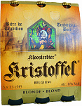 Набор КРИСТОФФЕЛЬ "Блонд" / Kristoffel  "Blond", (0,33л.) х 3шт., бут, 6,0%, светлое, фильтрованное
