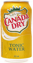 КАНАДА ДРАЙ Тоник / Canada Dry "Tonic Water", (США), 0,355мл., ж/б