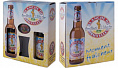 Набор БЛАНШ ДЕ БРЮССЕЛЬ / Blanche De Bruxelle, (2 бут. х 0,33 л. + бокал)