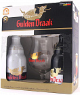 Набор ВАН СТЕНБЕРГ "Гулден Драк" / Van Steenberge "Gulden Draak", 10,5%, (2бут. х 0,33 + бокал)