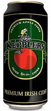 Сидр ДЖОН КЕППЛЕРС / JOHN KEPPLERS "Premium Irish", (0,5 л.), ж/б, 6,0%, полусухой, яблочный 