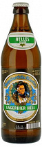 АВГУСТИНЕР "Лагербир Хелл" / Augustiner "Lagerbier Hell", (0,5л.), бут, 5,2%, светлое, фильтрованное