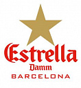 Набор ЭСТРЕЛЛА ДАММ / Estrella Damm, светлое, фильтрованное, (5 бут. х 0,33 л. + бокал 0,3 л.)