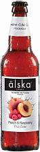 Пуаре ЭЛЬСКА "Персик и Малина" / Alska "Peach & Raspberry", (0,5л.), бут, 4,0%, игристый напиток