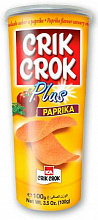 Чипсы КРИК КРОК ПЛЮС "Паприка" / Crik Crok PLUS "Paprika", 100 гр.